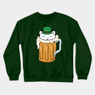 st patrick's beer Crewneck Sweatshirt